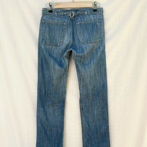 Rag & Bone Low Rise Straight Leg Cinchback Jean